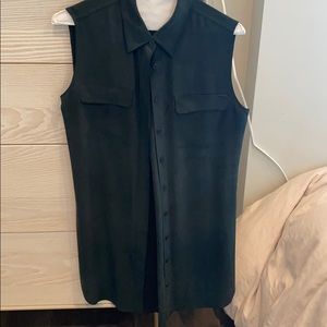 Equipment button down dress